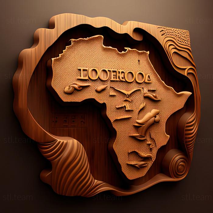 3D модель Того Республика Того (STL)